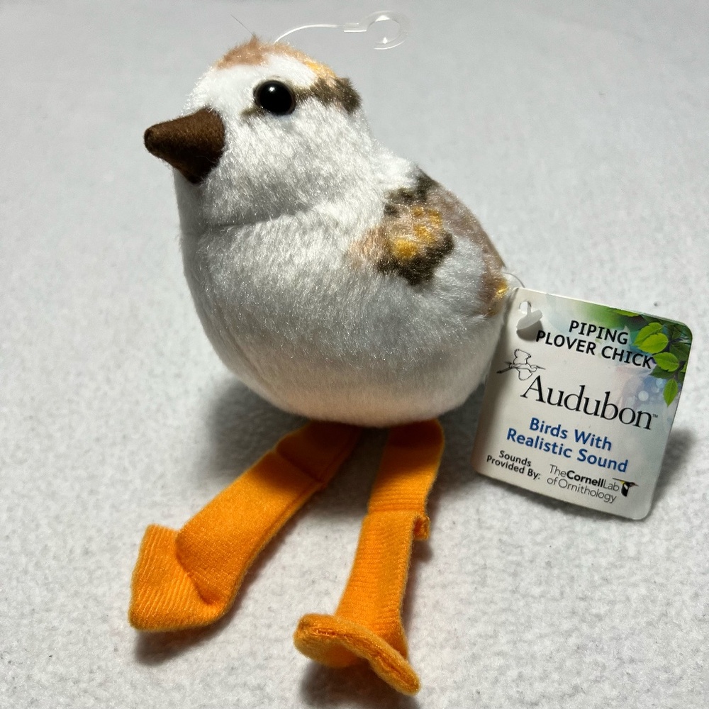 Audubon Piping Plover Chick Stuffed Animal with Sound